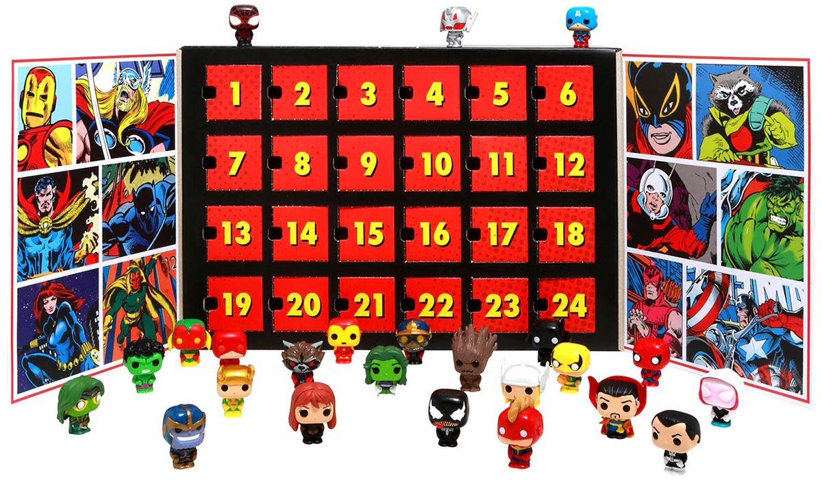 Funko pop marvel advent calendar sales 2019