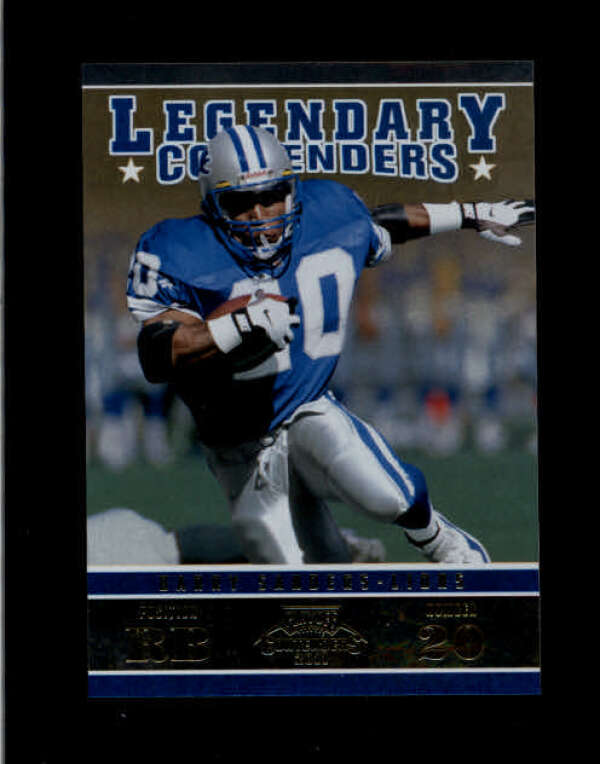 BARRY SANDERS 2012 PLAYOFF CONTENDERS #14 LEGENDARY GOLD FOIL #010/100 BD1039