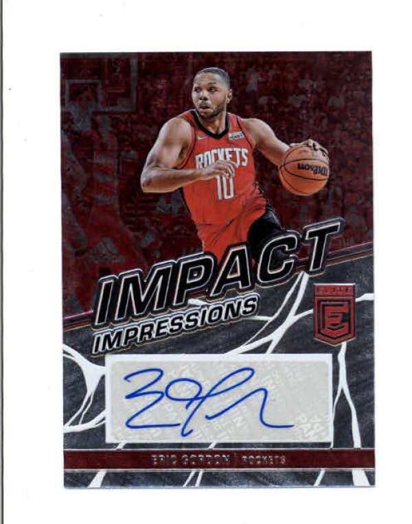 ERIC GORDON 2022/23 DONRUSS ELITE IMPACT IMPRESSIONS AUTOGRAPH AUTO BD4699