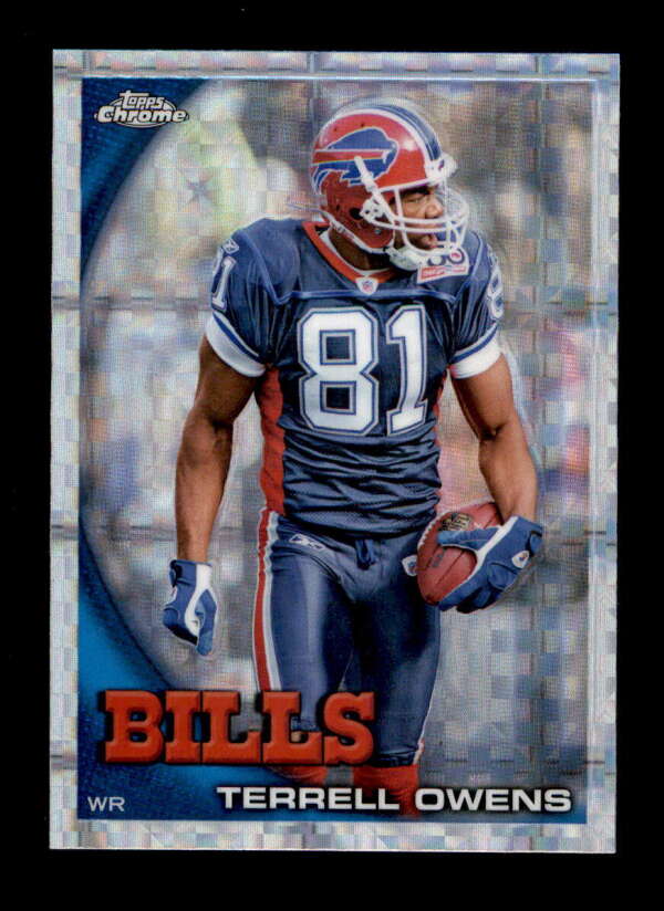TERRELL OWENS 2010 TOPPS CHROME #C4 XFRACTOR REFRACTOR PARALLEL BF4271