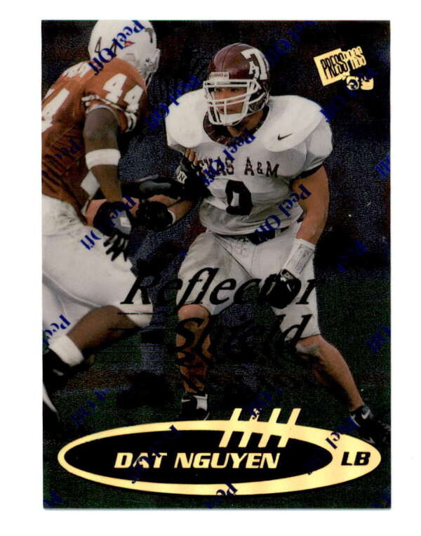 DAT NGUYEN 1999 PRESS PASS #R35 ROOKIE REFLECTIOR SHIELD FOIL RC #168/245 BF4275