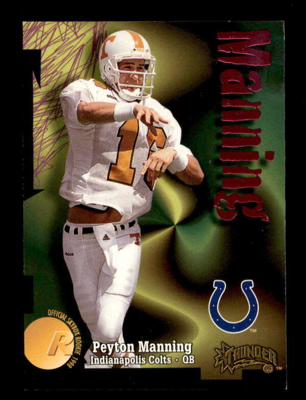 PEYTON MANNING 1998 SKYBOX THUNDER #239 ROOKIE CARD RC BF4699