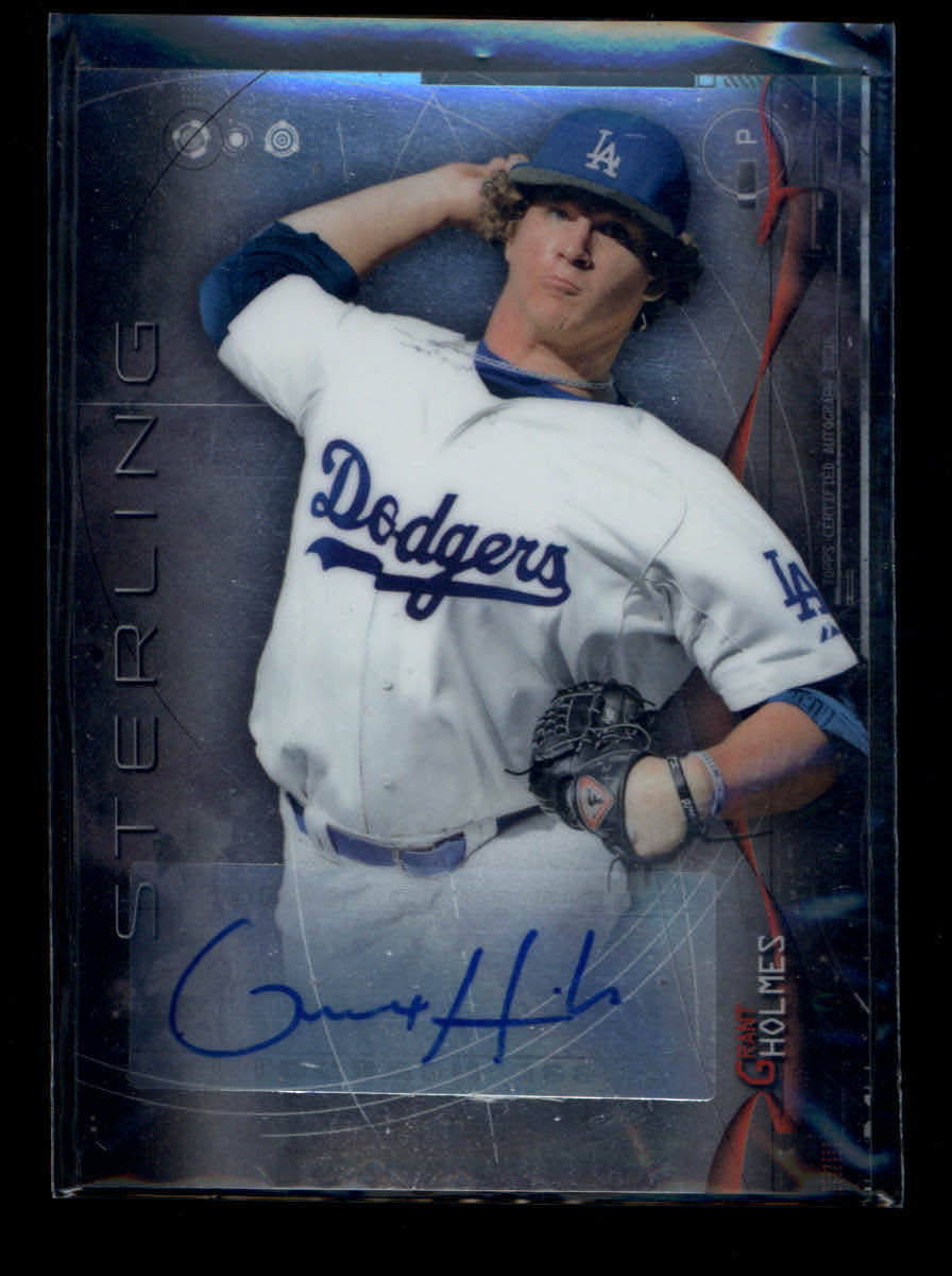 GRANT HOLMES 2014 BOWMAN STERLING ROOKIE RC AUTOGRAPH AUTO AD4739