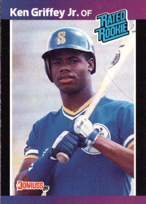 Ken Griffey Jr 1989 Donruss Rated Rookie RC 33 DH326